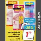 Valik Maybelline
 Baby Lips
huulepalsameid*