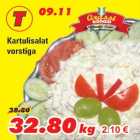 Kartulisalat vorstiga
