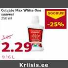 Colgate Max White One suuvesi 250 ml
