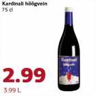 Kardinali hõõgvein 75 cl