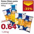 Магазин:Comarket,Скидка:Макароны Donna Chiara различные сорта 500 г