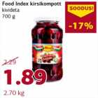 Магазин:Comarket,Скидка:Вишневый компот без косточек 700 г