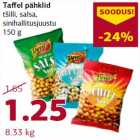 Магазин:Comarket,Скидка:Орехи Taffel чили, сальса, голубой сыр 150 г