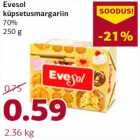 Магазин:Comarket,Скидка:Маргарин Evesol для выпечки 70% 250 г