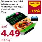 Rakvere sealiharullid suitsupeekoni ja mustade ploomidega küpsetuskarbis 530 g