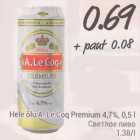 Hele õlu A.Le Cog Premium 