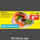 Jahutatud
vikerforellifilee, kg