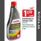 Allahindlus - Autošampoon
vahaga Lesta
500 ml
