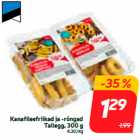 Куриное филе фри и кольца
Tallegg, 300 г