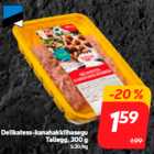Delikatess-kanahakklihasegu
Tallegg, 300 g
