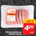 Viilutatud kondita sea
välisfilee Rimi, kg