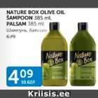 Allahindlus - NATURE BOX OLIVE OIL ŠAMPOON 385 ml, PALSAM 385 ml