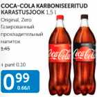 COCA-COLA KARBONISEERITUD KARASTUSJOOK 1,5 l