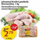 Охлаждённые половинки ножек бройлера
