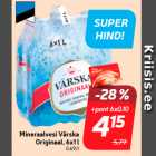 Mineraalvesi Värska
Originaal, 6x1 l