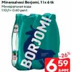 Allahindlus - Mineraalvesi Borjomi, 1 l x 6 tk
