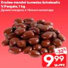 Dražee mandel tumedas šokolaadis
V.Pergale, 1 kg
