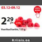 Vaarikad karbis, 125 g