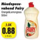 Магазин:Grossi,Скидка:Жидкость для мытья посуды Fairy