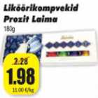 Liköörikompvekid Prozit Laima