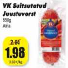 Allahindlus - VK Suitsutatud Juustuvorst 