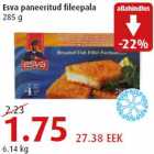 Allahindlus - Esva paneeritud fileepala 285 g