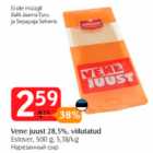 Vene juust 28,5%, viilutatud