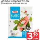 Allahindlus - Jahutatud krabipulgad Vici, 1 kg