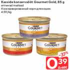 Allahindlus - Kasside konservsööt Gourmet Gold, 85 g