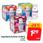Йогуртовый напиток Actimel, 4x100г