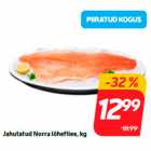 Jahutatud Norra lõhefilee, kg