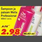 Allahindlus - Šampoon ja palsam Wella Professional