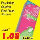 Allahindlus - Pesukaitse Carefree Flexi Fresh