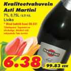 Allahindlus - Kvaliteetvahuvein Asti Martini
