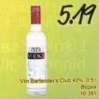 Allahindlus - Viin Bartender`s Club 40%, 0,5 l