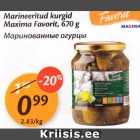 Магазин:Maxima,Скидка:Маринованные огурцы