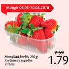 Магазин:Maxima,Скидка:Клубника в коробке