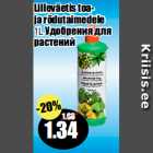  Удобрения для
растений