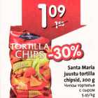 Santa Maria juustu tortilla chipsid, 200 g
