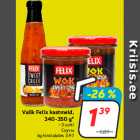 Valik Felix kastmeid,
340-350 g*
• 3 sorti