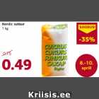 Allahindlus - Nordic suhkur
1 kg