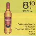 Alkohol - Šoti viski Grant