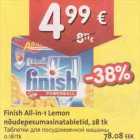 Allahindlus - Finish All-in-1 Lemon nõudepesumasinatabletid