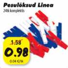 Pesulõksud Linea 24 tk komplektis 