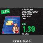 HARMONY
SÜDAMEJUUST
26% 175G
viilutatud