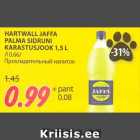 Allahindlus - HARTWALL JAFFA
PALMA SIDRUNI
KARASTUSJOOK 1,5 L