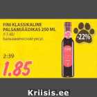 Allahindlus - FINI KLASSIKALINE
PALSAMIÄÄDIKAS 250 ML