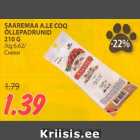 Allahindlus - SAAREMAA A.LE COQ
ÕLLEPADRUNID
210 G