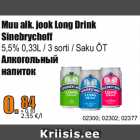 Allahindlus - Muu alk. jook Long Drink
Sinebrychoff
