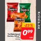 Tortiljakrõpsud
Doritos, 100 g**